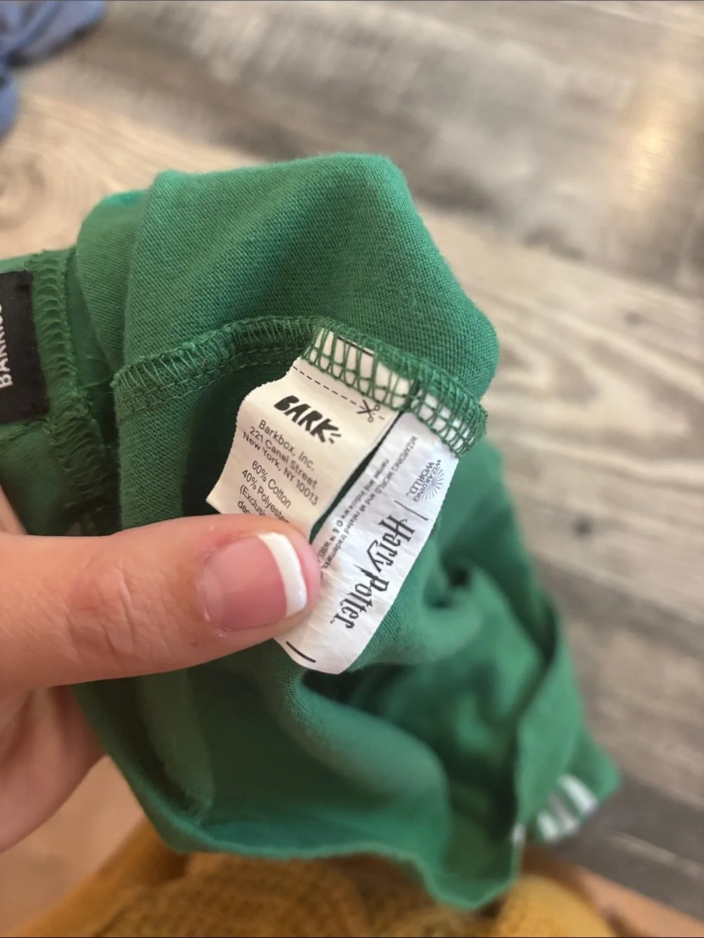 Slytherin Dog Shirt size Medium
